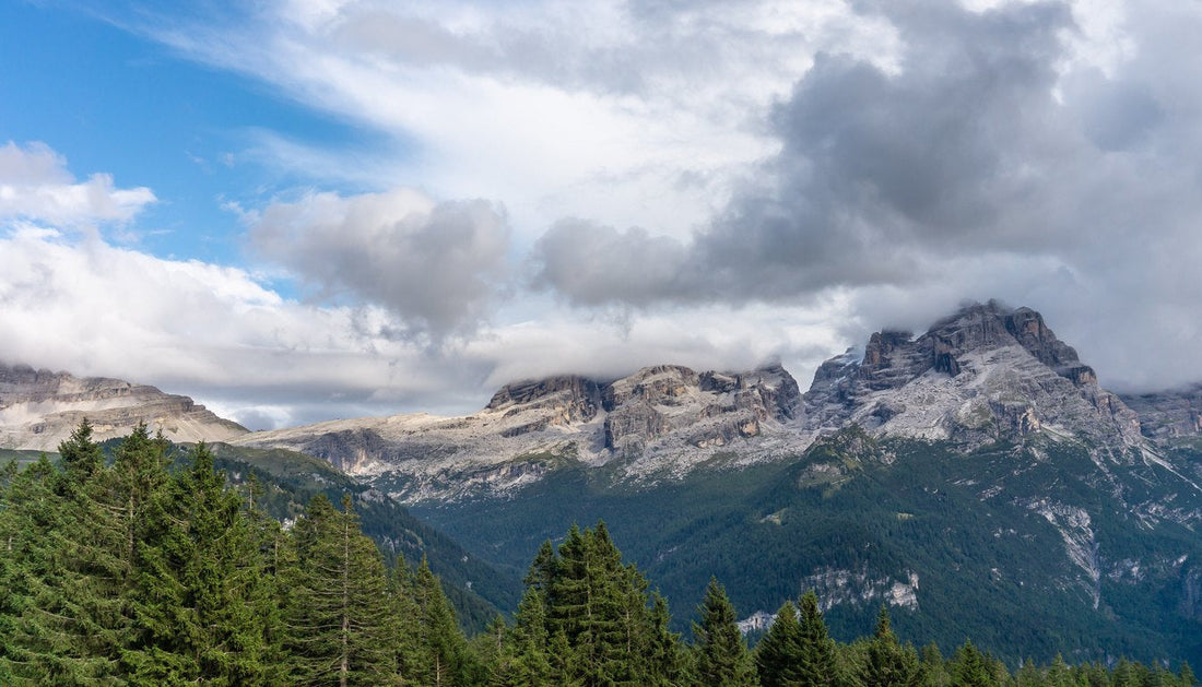 The Brenta Dolomites seen from Malga Ritorto, above Madonna di Campiglio