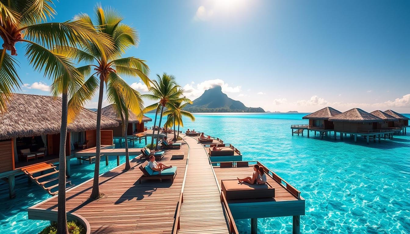 Luxury Overwater Bungalows in Bora Bora